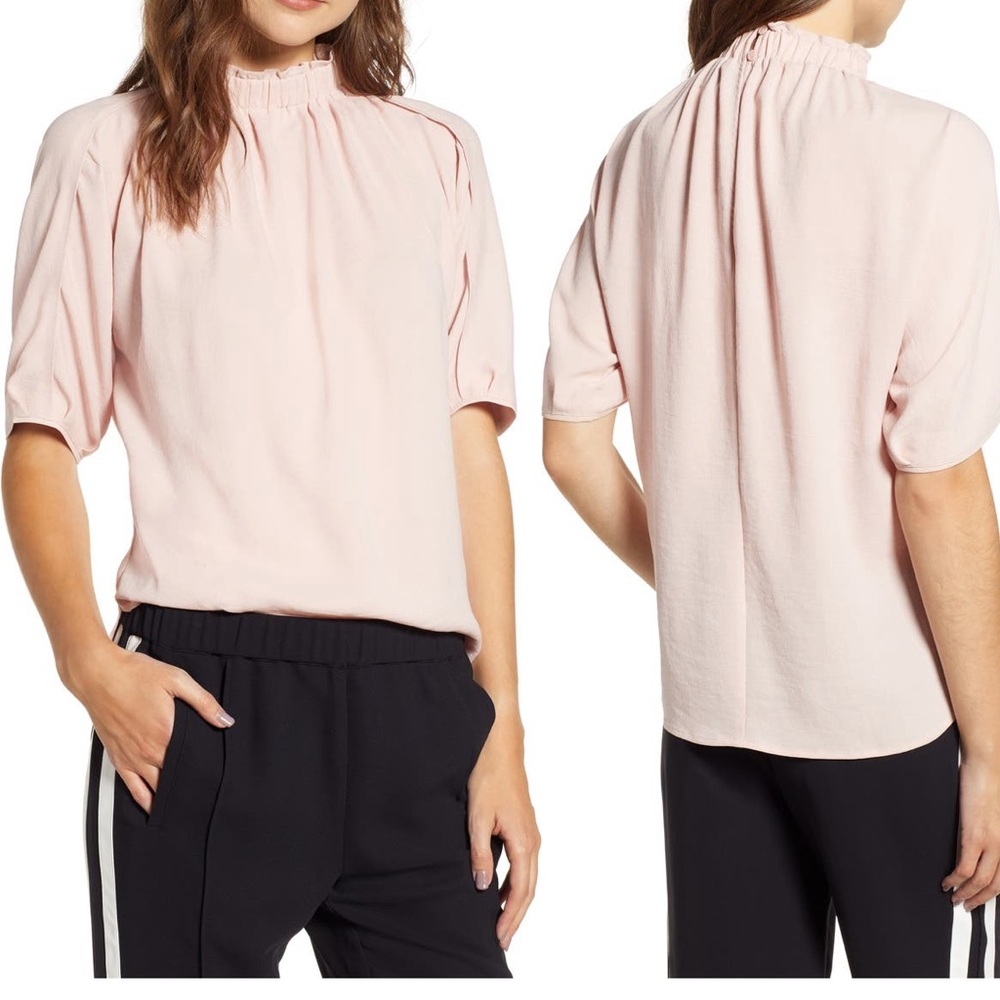 Chelsea28 Elastic Neck Blouse